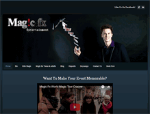 Tablet Screenshot of magicfx.ca